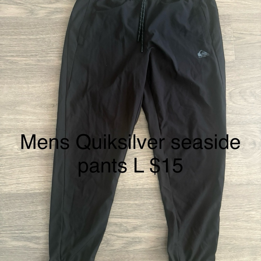 Quiksilver Men's Black Joggers